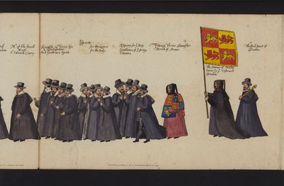 Procesión Fúnebre de la Reina Isabel I de English School