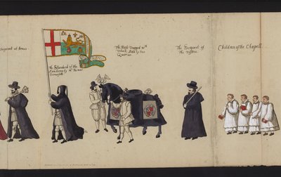Procesión Fúnebre de la Reina Isabel I de English School