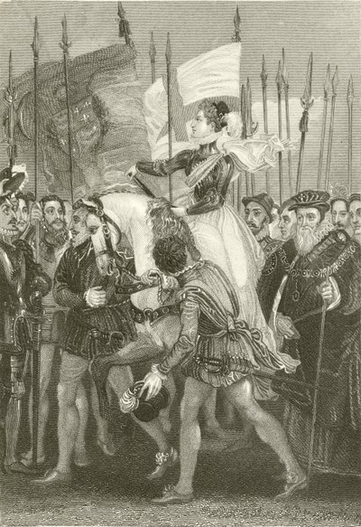 Reina Isabel en el Fuerte de Tilbury de English School