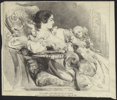 Reina Victoria y el Príncipe de Gales de English School