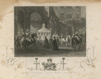 Primera visita de la Reina Victoria a la Ciudad, 9 de noviembre de 1837 de English School
