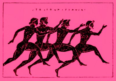 Carrera, ilustración de la Historia de Grecia por Victor Duruy, 1890 (imagen mejorada digitalmente) de English School