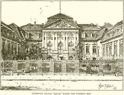 Palacio Radziwill, Berlín, donde se reunió el Congreso de English School