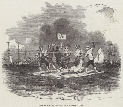 Baile en Balsa en la Regata del Escuadrón, Cork de English School