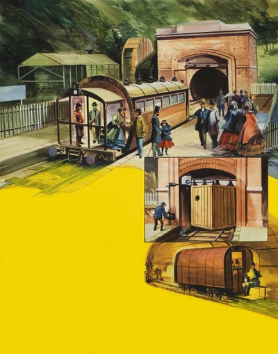 Escena ferroviaria de English School