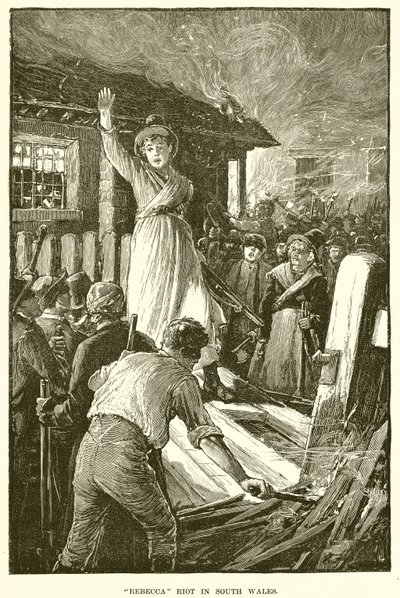 Motín de Rebecca en Gales del Sur de English School