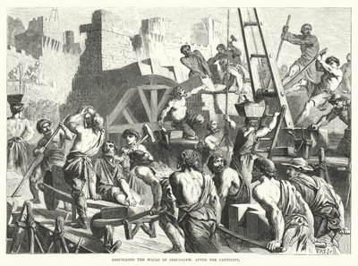 Reconstrucción de los muros de Jerusalén, después del cautiverio de English School
