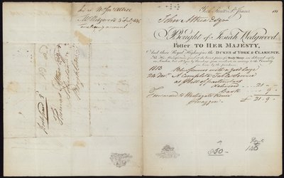 Recibo emitido por Josiah Wedgwood de English School