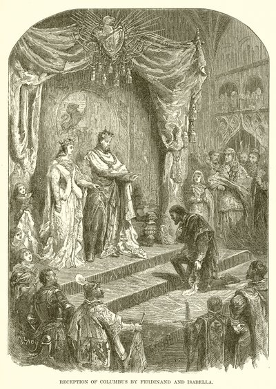 Recepción de Colón por Fernando e Isabel de English School
