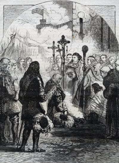 Recepción de Jacobo II en Dublín, publicado en 