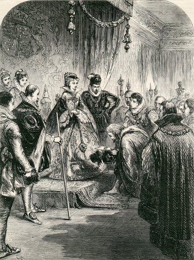 Recepción de la Primera Embajada Rusa en Inglaterra, 1865 de English School