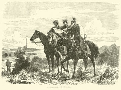 Reconocimiento cerca de Estrasburgo, septiembre 1870 de English School