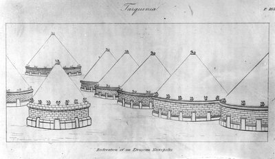 Reconstrucción de una Necrópolis Etrusca de English School