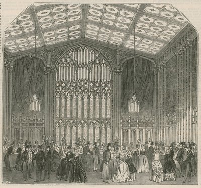 Sala de refrescos, Bazar de libre comercio, Teatro Covent Garden, Londres de English School