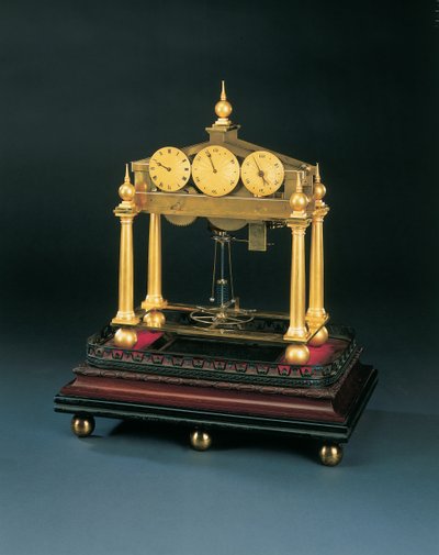 Regulador de mesa Regency, atribuido a John Moxon o Sir William Congreve, c.1820 de English School