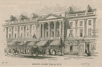 Regent Street, Londres, lado oeste de English School