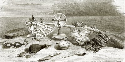 Reliquias de la expedición de Franklin de English School