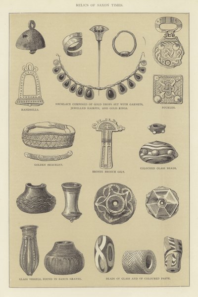 Reliquias de tiempos sajones de English School
