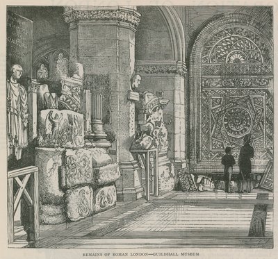 Restos de la Roma Antigua - Museo Guildhall de English School