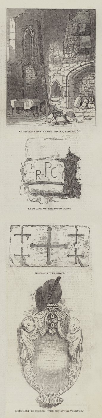 Restos de la Iglesia de St Pancras en Somer