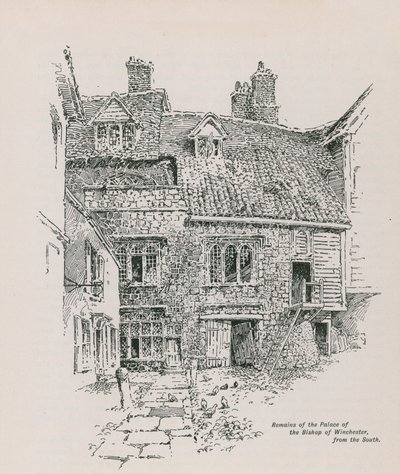 Restos del Palacio del Obispo de Winchester de English School