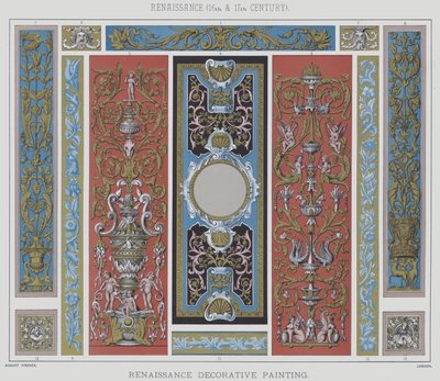 Renacimiento, siglos XVI y XVII, pintura decorativa renacentista de English School