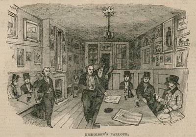 Salón de Renton Nicholson, Hotel Garrick