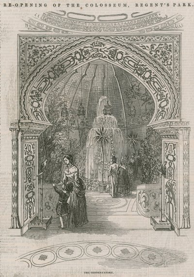 Reapertura del Coliseo, Regents Park: El Conservatorio de English School