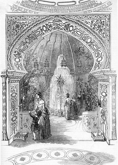 Reapertura del Coliseo, Regents Park: El Conservatorio, 1845 de English School