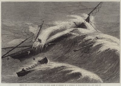 Rescate de Once Personas del Barco Alarm de Belfast por un Bote Salvavidas en la Bahía de Ballycotton de English School