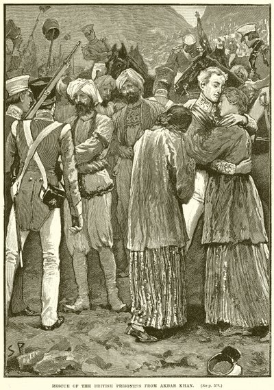 Rescate de los prisioneros británicos de Akbar Khan de English School