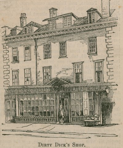Residencia en Leadenhall Street, Londres, de Nicholas Bentley, también conocido como Dirty Dick de English School