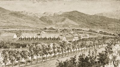 Residencia de Brigham Young (1801-77) segundo presidente de la Iglesia Mormona, Salt Lake City, Utah, de 