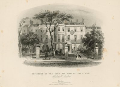 Residencia del difunto Sir Robert Peel de English School