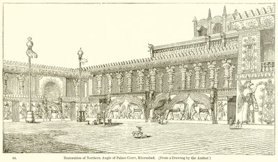 Restauración del Ángulo Norte del Patio del Palacio, Khorsabad de English School