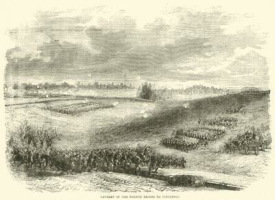 Retirada de las tropas francesas a Vincennes, diciembre 1870 de English School