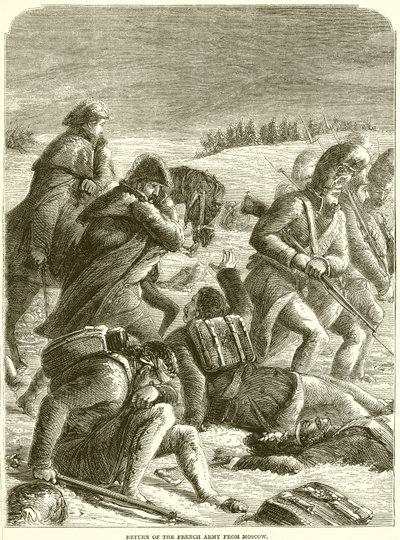 Retorno del ejército francés de Moscú de English School