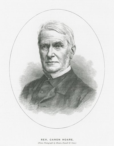 Rev Canon Hoare (litho) de English School