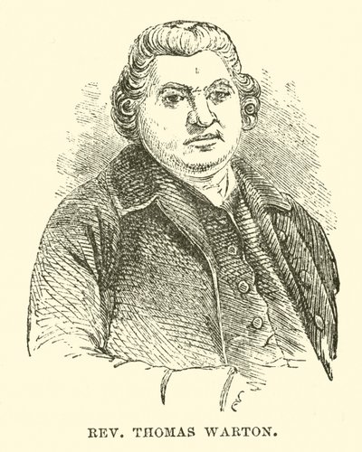 Reverendo Thomas Warton de English School