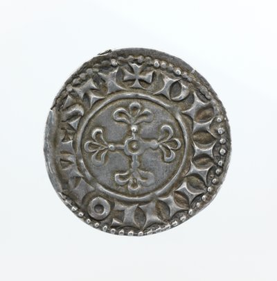 Reverso de un penique, del reinado de Guillermo I de English School