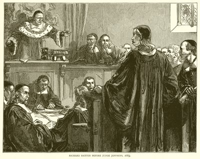 Richard Baxter ante el juez Jeffreys, 1685 de English School