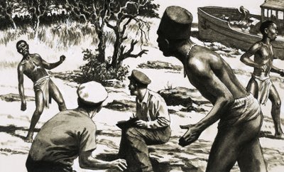 Richard Cliff y Charles Osborne se dan cuenta de que estaban siendo atacados de English School