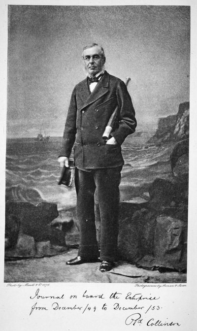 Richard Collinson - líder de la expedición en el HMS Enterprise, 1876 de English School