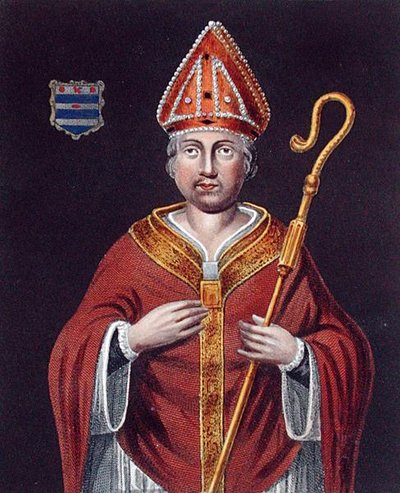 Richard Fleming (m.1431), después de una pintura en la Galería Bodleian de English School