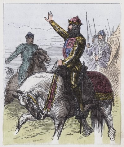 Ricardo II, deteniendo el combate de English School