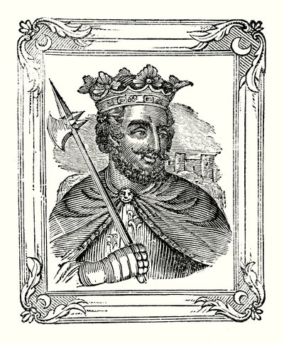 Ricardo I nació en 1157, coronado en 1189, y murió en 1199 de English School