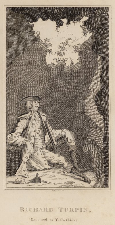 Richard Turpin, Ejecutado en York, 1739 de English School