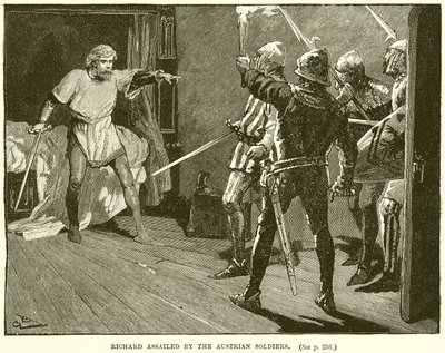 Ricardo asaltado por los soldados austríacos de English School