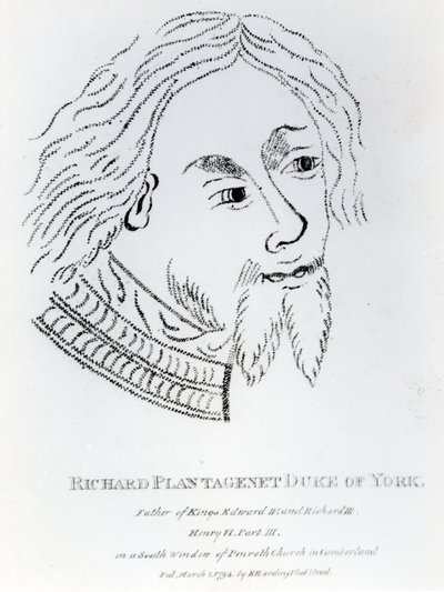Ricardo de York, 3er Duque de York, publicado en 1792 de English School