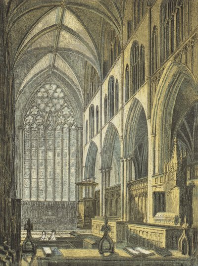 Catedral de Ripon, Vista del Coro de English School
